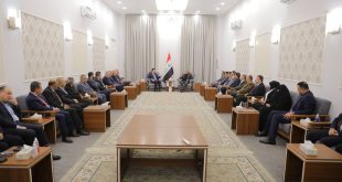 العامري ورئيس البرلمان الأردني يبحثان تطورات العراق والمنطقة.