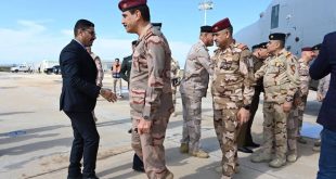 وفد امني يترأسه رئيس اركان الجيش يصل محافظة ميسان
