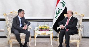 لقاء عراقي ياباني يبحث استكمال توقيع الاتفاقيات المتعلقة بالصناعات النفطية وتصفية المياه