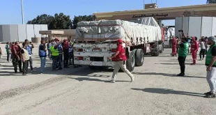 دخول شاحنات الوقود إلى معبر رفح مع بدء الهدنة المؤقتة في غزة