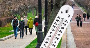 روسيا تسجل أرقاماً قياسية في درجات الحرارة