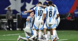 الأرجنتين أول المتأهلين لدور الثمانية في الكوبا