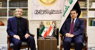 الأعرجي يؤكد لباقري حرص العراق على إدامة علاقاته وتطويرها مع إيران