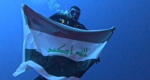 غواص عراقي يسجل رقمًا قياسيًا في أعماق البحر الأحمر