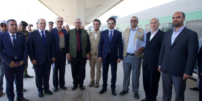 وزير النقل: 96‎ بالمئة نسب إنجاز مشروع سكة حديد قطار ساوة – حجامة