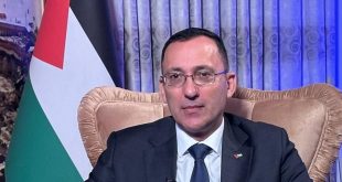 السفير الفلسطيني يشكر موقف العراق الثابت ويشيد برسالة السوداني إلى المجتمع الدولي