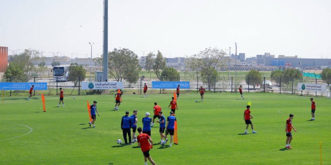 بالصور .. تدريباتُ منتخبنا الوطنيّ صباح اليوم في مدينة البصرة قبل مواجهة الكويت غداً الخميس