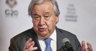 غوتيريش يدعو إلى إنهاء الاحتلال غير القانوني للأراضي الفلسطينية