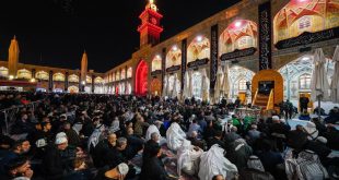 جموع المؤمنين تواصل توافدها على النجف الاشرف إحياءً لذكرى شهادة الزهراء (ع)