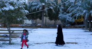 غداً.. الأنواء: الحرارة تنخفض دون الصفر المئوي في وسط العراق وشماله