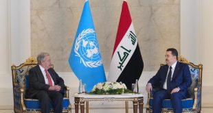 السوداني يؤكد لغوتيريش: العراق تجاوز مرحلة الإرهاب وشراكتنا مع الأمم المتحدة مستمرة