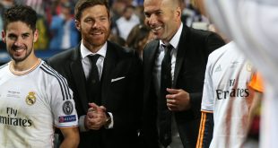 زيدان يظهر في مباراة ريال مدريد ومان سيتي.. هل سيكون خليفة ألونسو؟