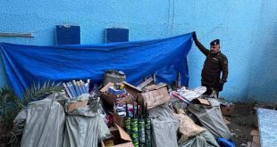 بغــــــداد.. حملة أمنية لضبط الألعاب النارية ومنع بيعها