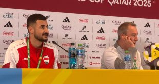 أيمن حسين: نتطلع إلى تقديم مستوى طيب أمام المنتخب السوداني