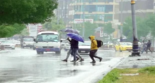 الانواء الجوية:استمرار فرص هطول الأمطار في مناطق متفرقة