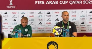 مدرب الجزائر: منتخب العراق يلعب بشجاعة وهدفنا التأهل إلى الدور المقبل
