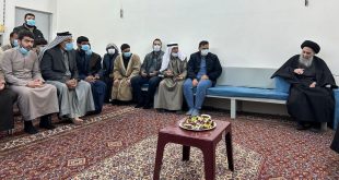 المرجع الديني الأعلى الامام السيستانـــــي يستأنف استقبال الزائرين