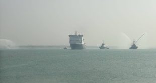 العـــــراق يفتتح الخط البحري مع الإمارات ويستقبل أول سفينة قادمة من ميناء راشد