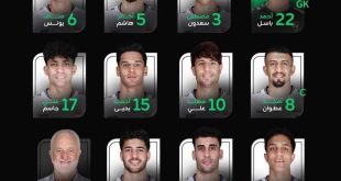 تشكيلة منتخبنا الوطني أمام الأردن ضمن ربع نهائي كأس العرب 2025