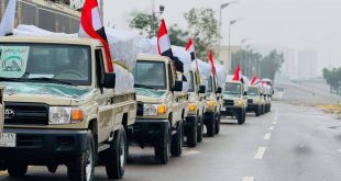  الحشد الشعبي يرسل قافلة خدمية لإغاثة مرضى مستشفى الرشاد