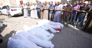 غزة : انتشال 98 جثمانا من مقابر مؤقتة بعد دفنهم بشكل عاجل خلال العدوان على القطاع