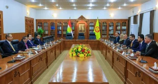 الديمقراطي الكردستاني والاتحاد الوطني يبحثان طرح مرشح مشترك لرئاسة الجمهورية وإنهاء الانسداد السياسي