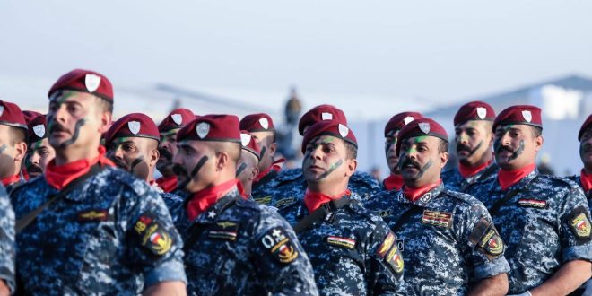 الشرطة العراقية تحتفل بذكرى تأسيسها