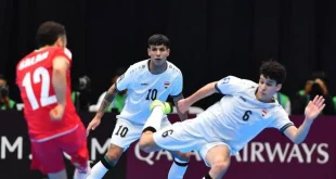 منتخب الصالات يودّع بطولة آسيا من نصف النهائي بعد الخسارة أمام إيران