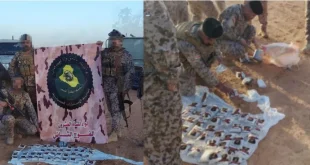 إحباط تهريب 44 ألف حبة مخدرة عبر بالونات هوائية في الأنبار