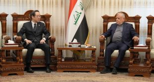 السيد العامري يستقبل السفير الكوري في العراق